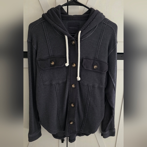 American Eagle Outfitters Other - American Eagle Outfitters Charcoal Knit Hoodie